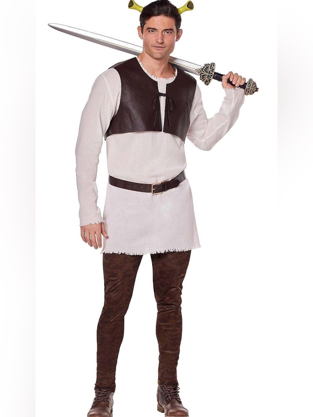 Spirit Halloween Adult Shrek Costume | Officially Licensed size XL